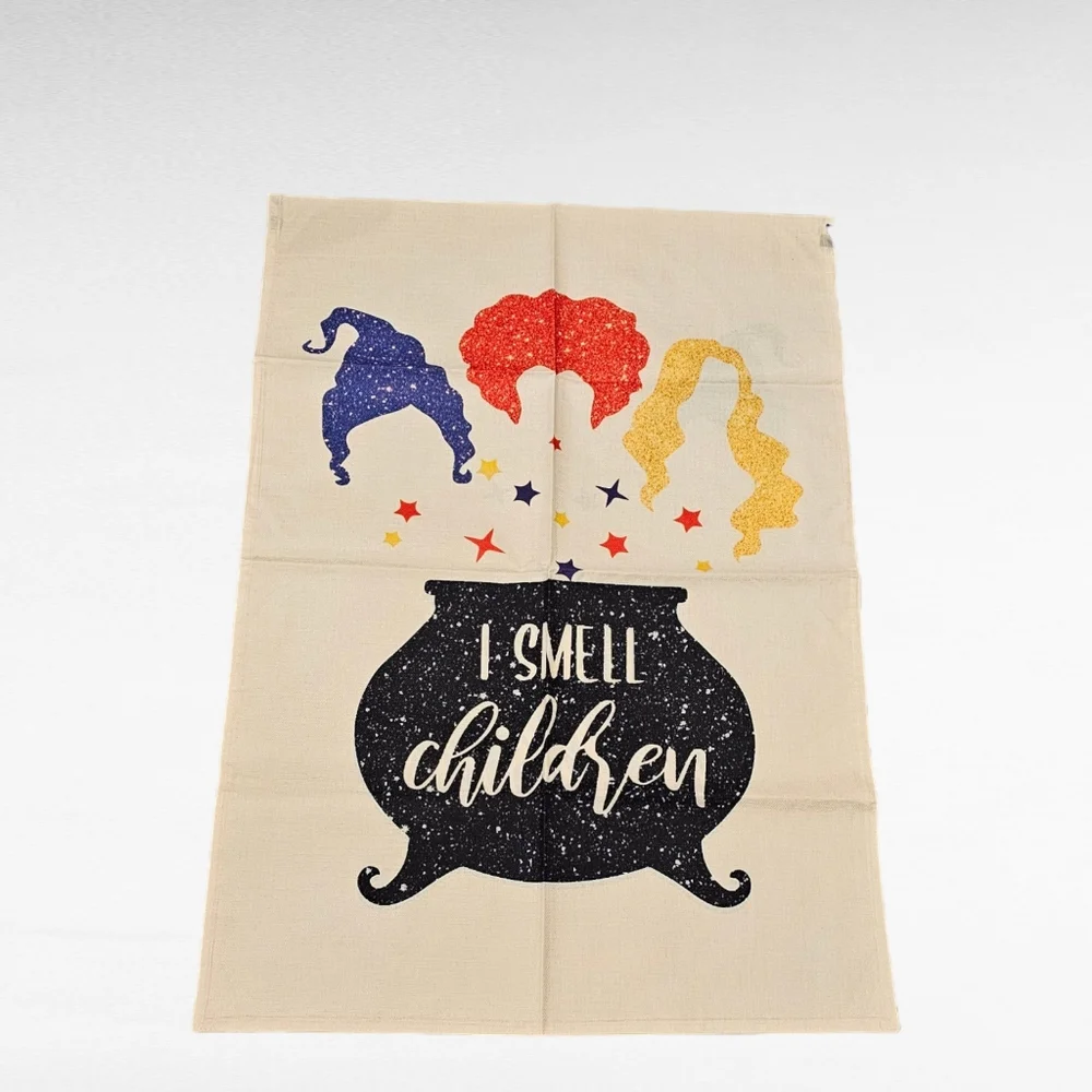 Hocus Pocus I Smell Children Large House Flag Double Sided 39